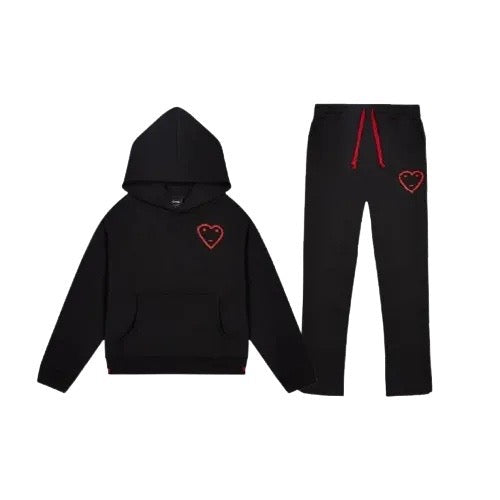 "Sicko-Tracksuit" Black and Red