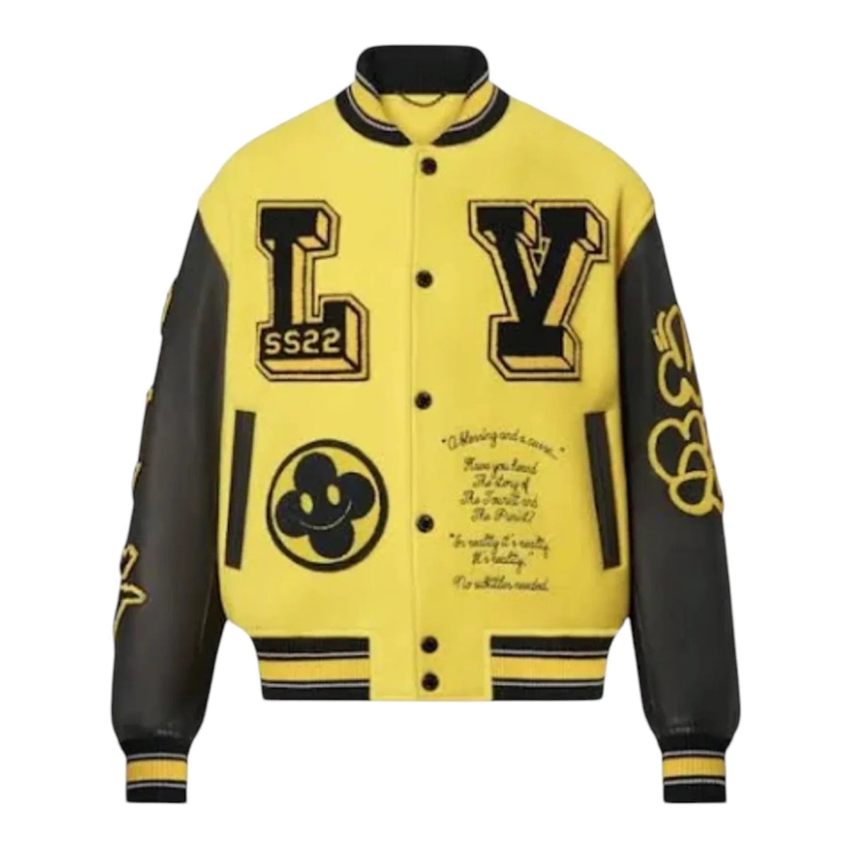 "LV" College Jacke Gelb