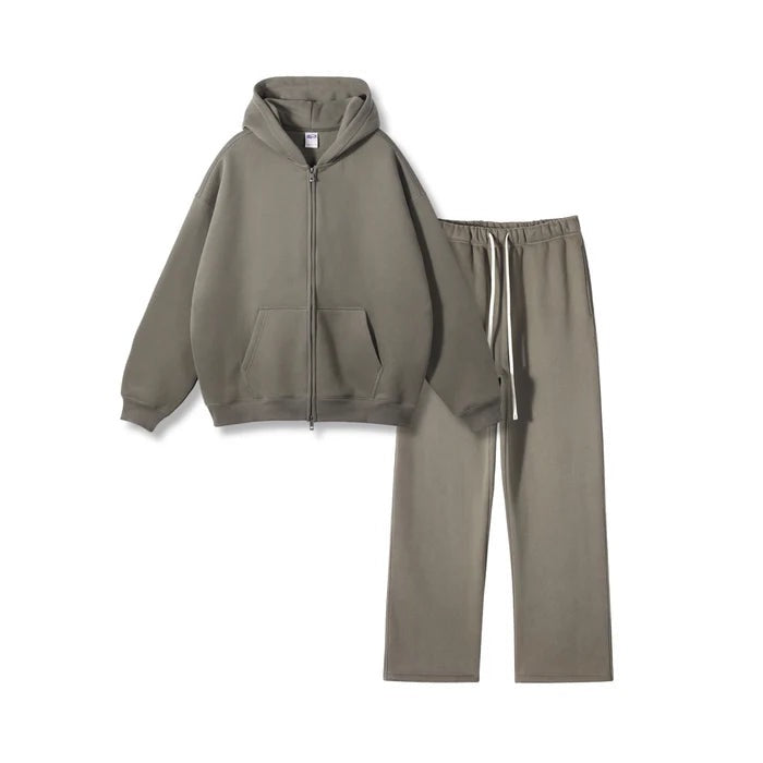"Belleza-Basic Zip Tracksuit