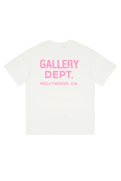 "Dept" Tee Pink
