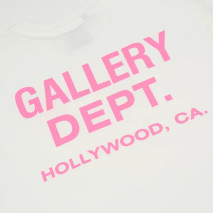 "Dept" Tee Pink