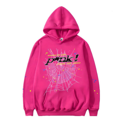 "Sp5der-Hoodie" Pink
