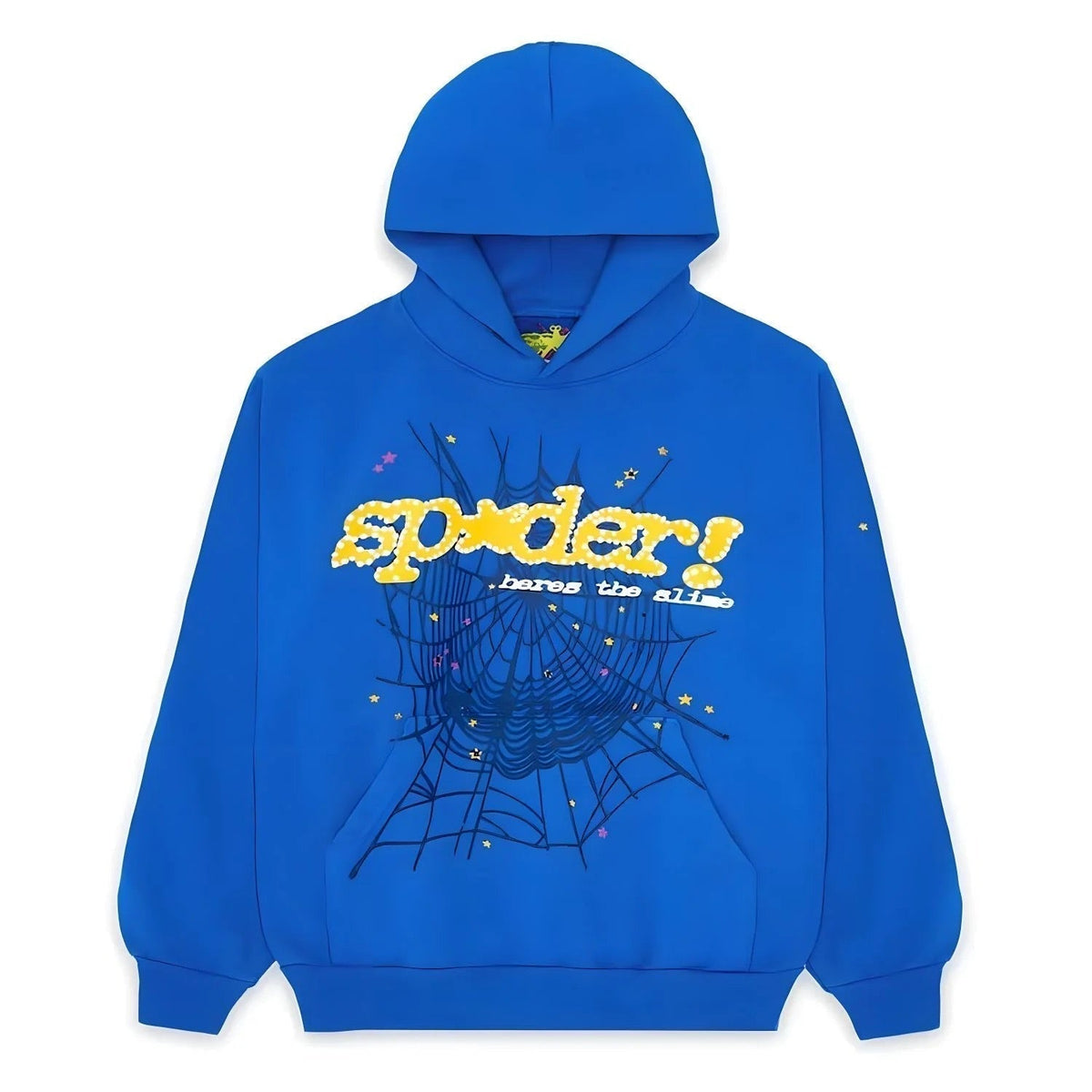 "Sp5der-Hoodie" Blue