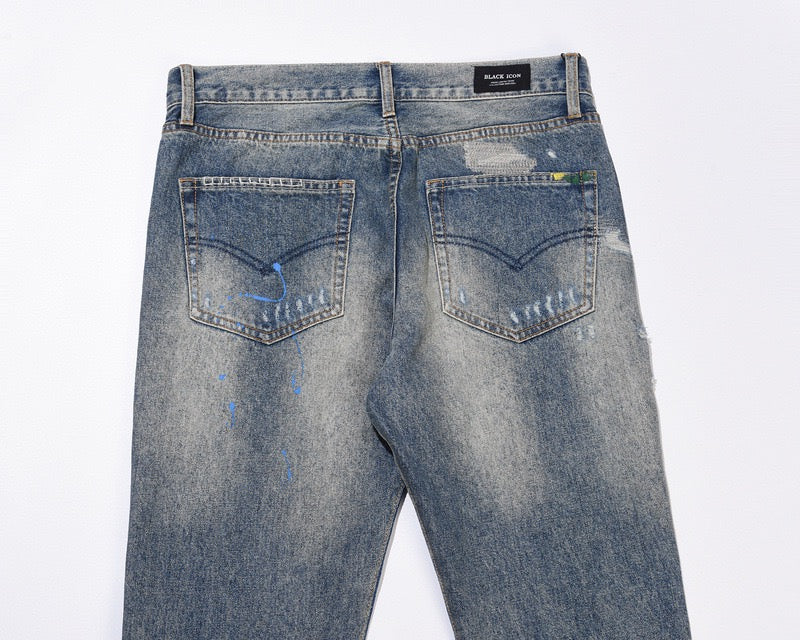 "Wavy"- Flared Denim