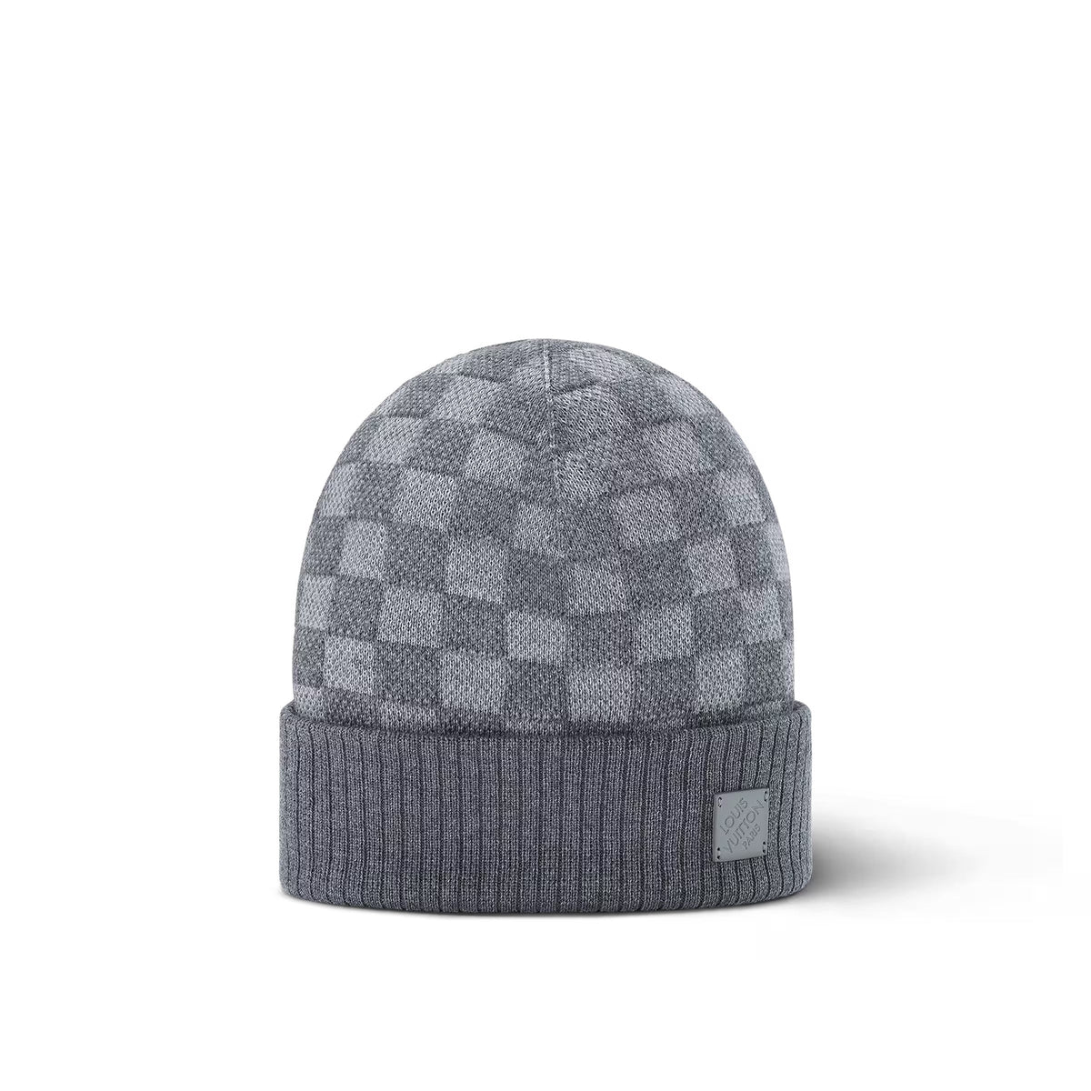 "LV" Beanie Grau