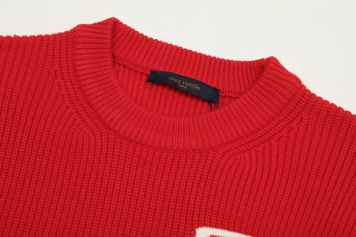 "LV" Designer Strickpulli