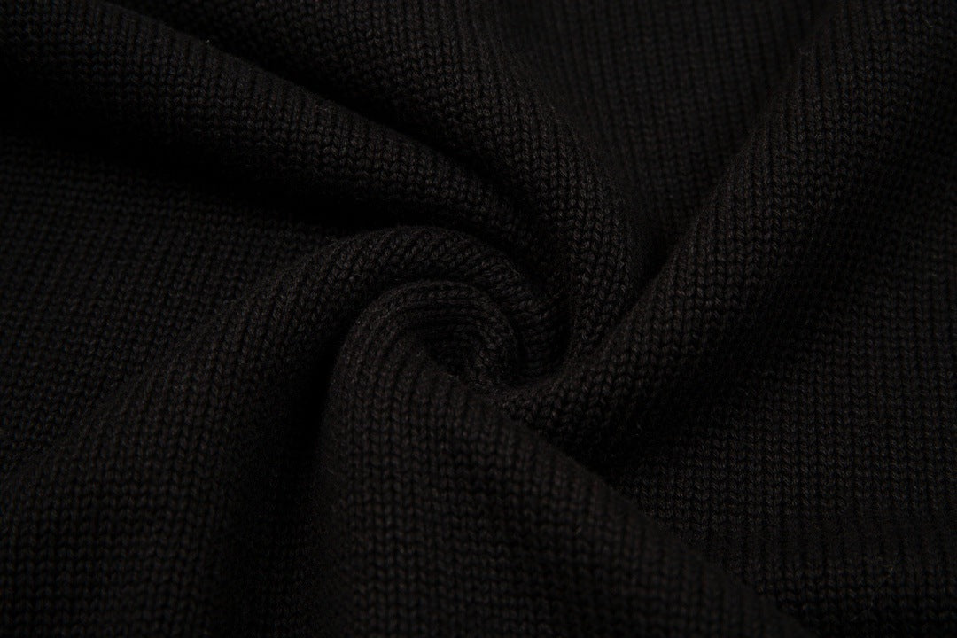 "HEART" - SWEATER BLACK (UNISEX)